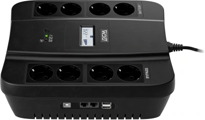 Источник бесперебойного питания Powercom Spider SPD550EU 330Вт 550ВА черный