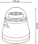 Ночник Gauss DIY0011 белый Ночник Gauss DIY0011 белый