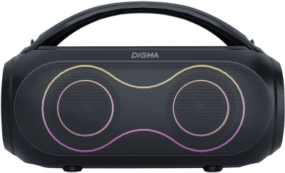Колонка порт. Digma D-PS1532 черный 60W 2.0 BT 10м 3600mAh (PS1532B)