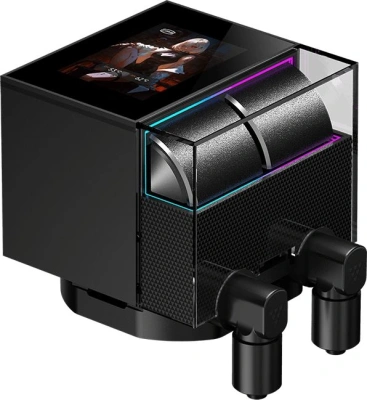 Система водяного охлаждения PcCooler DS360 Display ARGB Soc-AM5/AM4/1200/1700/1851 черный 4-pin 39.8dB Al LCD 310W Ret (DS360-BKAWXY-GL)
