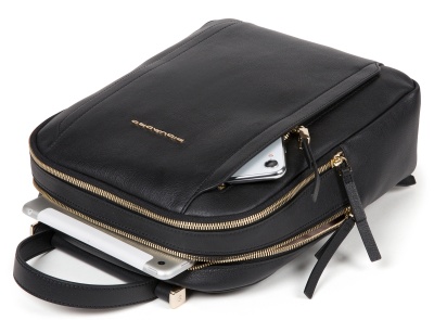 Рюкзак женский Piquadro Circle CA5566W92/N черный натур.кожа