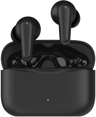 Гарнитура внутриканальные Hyundai Select H-EP203 черный беспроводные bluetooth в ушной раковине (HEP203B)