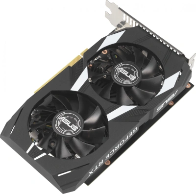 Видеокарта Asus PCI-E 4.0 DUAL-RTX3050-O6G NVIDIA GeForce RTX 3050 6Gb 96bit GDDR6 1507/14000 DVIx1 HDMIx1 DPx1 HDCP Ret