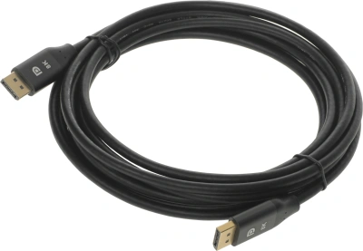 Кабель аудио-видео Cactus CS-DP-DP-1.4-5 DisplayPort (m)/DisplayPort (m) 5м. позолоч.конт. черный