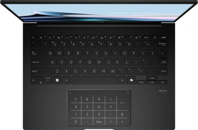 Ноутбук Asus Zenbook 14 UM3406GA-QD093X Ryzen AI 7 445 32Gb SSD1Tb AMD Radeon 840M 14" OLED WUXGA (1920x1200) Windows 11 Pro black WiFi BT Cam Bag (90NB17R1-M008W0)