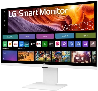 Монитор LG 31.5" UltraFine 32U830SA-W белый IPS LED 16:9 HDMI M/M матовая HAS 1000:1 400cd 178гр/178гр 3840x2160 60Hz 4K USB 7.7кг