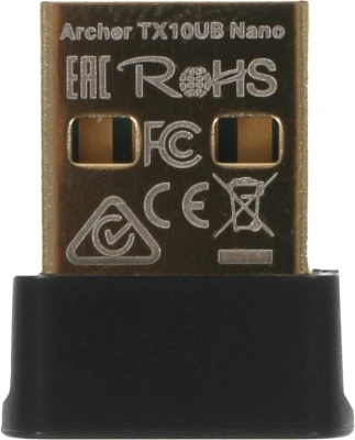Сетевой адаптер Wi-Fi + Bluetooth TP-Link Archer TX10UB Nano AX900 USB 2.0 (ант.внутр.)