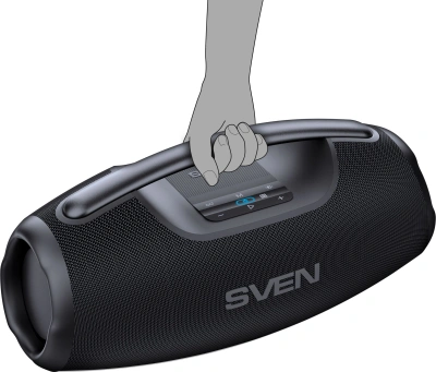 Колонка порт. Sven АС PS-990 черный 180W 2.0 BT/3.5Jack 5200mAh (без.бат) (SV-022891)