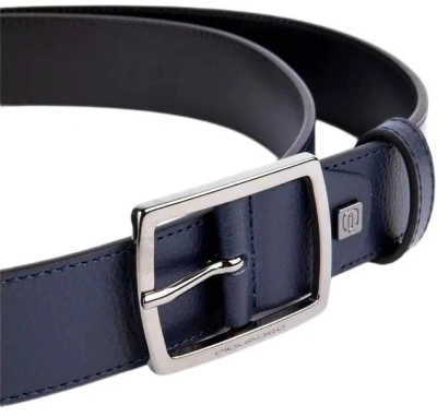Ремень мужской Piquadro Modus CU6744MOS/BLU 125х3.5см синий натур.кожа