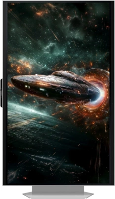 Монитор Samsung 27" Odyssey 3D LS27FG900XIXCI серебристый IPS LED 1ms 16:9 HDMI M/M матовая HAS 350cd 178гр/178гр 3840x2160 165Hz FreeSync Premium DP 4K 7.5кг