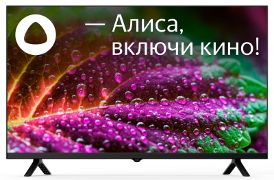 Телевизор LED Starwind 32" SW-LED32SG305 Яндекс.ТВ Frameless черный/черный HD 60Hz DVB-T DVB-T2 DVB-C DVB-S DVB-S2 USB WiFi Smart TV
