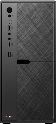 Корпус Accord ACC-1603 черный без БП mATX 1x80mm 2xUSB2.0 audio