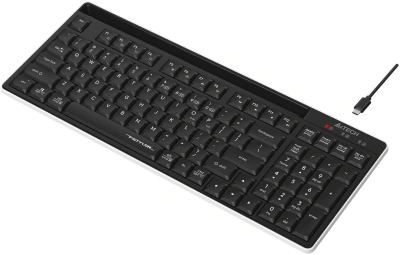 Клавиатура A4Tech FBX70C черный USB беспроводная BT/Radio slim