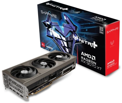 Видеокарта Sapphire PCI-E 5.0 11348-01-20G NITRO+AMD RADEON RX 9070 XT GAMING OC 16GB DUAL AMD Radeon RX 9070XT 16Gb 256bit GDDR6 2520/20000 HDMIx2 DPx2 HDCP Ret