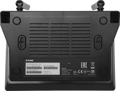 Роутер беспроводной D-Link DSL-224 (DSL-224/R1A) N300 10/100BASE-TX черный