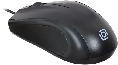 Мышь Оклик 185M черный оптическая 1200dpi USB для ноутбука 3but (945606)
