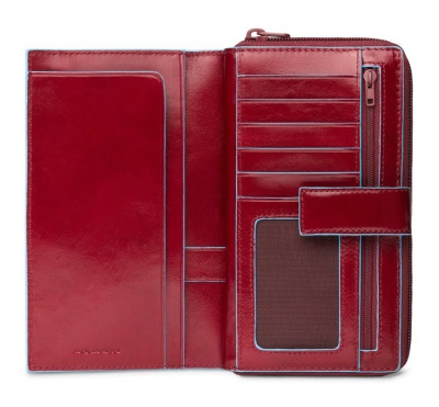 Кошелек женский Piquadro Blue Square PD1354B2R/R красный натур.кожа