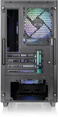 Корпус Thermaltake Versa H16 TG ARGB черный без БП mATX 4x120mm 2x140mm 1xUSB2.0 2xUSB3.0 audio bott PSU