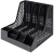 Лоток вертикальный Deli E9849 BLACK 4отд. сборный для бумаг 325x320x275мм черный пластик пластиковый пакет Лоток вертикальный Deli E9849 BLACK 4отд. сборный для бумаг 325x320x275мм черный пластик пластиковый пакет