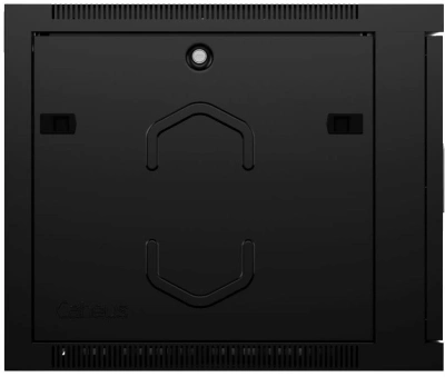 Шкаф коммутационный Cabeus (SH-05F-6U60/35-BK) настенный 6U 600x350мм пер.дв.стекл 30кг черный 290мм 14кг 220град. 368мм IP20 сталь