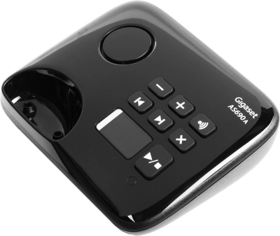 Р/Телефон Dect Gigaset AS690A Trio черный (труб. в компл.:3шт) автооветчик АОН