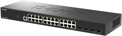 Коммутатор D-Link DGS-1210-28X/ME/C1A (L2) 24x1Гбит/с 4SFP+ управляемый