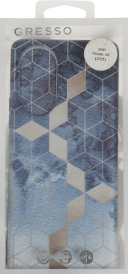 Чехол (клип-кейс) Gresso для Honor 50 Meridian синий (GR17AAAE8869)