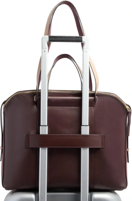 Деловая сумка женская Piquadro Circle BD4574W92/BORO с отделением для ноутбука 14" сливовая натур.кожа