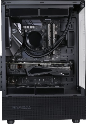 Корпус Formula Crystal Z1 черный без БП ATX 2xUSB2.0 1xUSB3.0 audio bott PSU