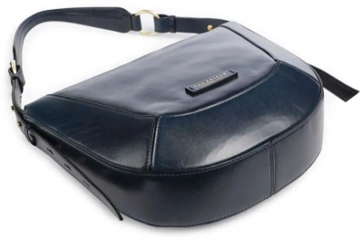 Сумка женская The Bridge Fedora 04320401/YH темно-синяя натур.кожа