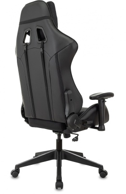 Кресло игровое Zombie Viking 4 Aero черный ткань/эко.кожа с подголов. крестов. пластик