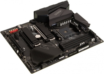 Материнская плата Gigabyte B550 AORUS ELITE AX V2 Soc-AM4 AMD B550 4xDDR4 ATX AC`97 8ch(7.1) 2.5Gg RAID+HDMI+DP