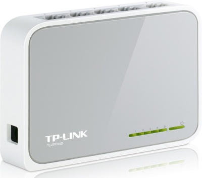 Коммутатор TP-Link TL-SF1005D (L2) 5x100Мбит/с неуправляемый