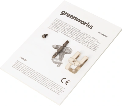 Дрель-шуруповерт Greenworks GD24DD60 аккум. патрон:быстрозажимной (3704107)