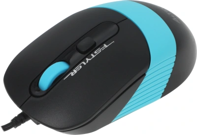 Мышь A4Tech Fstyler FM10 черный/синий оптическая 1600dpi USB 4but (FM10 BLUE)