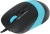 Мышь A4Tech Fstyler FM10 черный/синий оптическая 1600dpi USB 4but (FM10 BLUE)