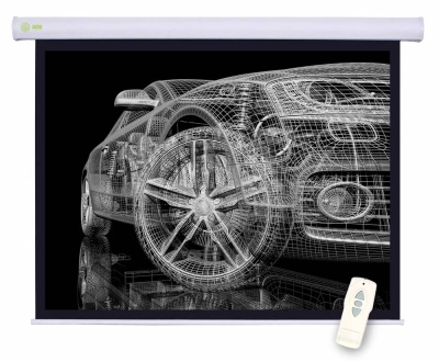 Экран Cactus 84" 150x150см Motoscreen CS-PSM-150x150 1:1 настенно-потолочный рулонный (моторизованный привод)