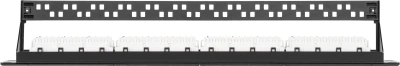 Патч-панель Nikomax NMC-RP24UD2-1U-BK 19" 1U 24xRJ45 кат.5E UTP