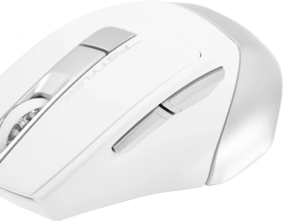 Мышь A4Tech Fstyler FB35 белый/серый оптическая 2000dpi беспров. BT/Radio USB для ноутбука 6but (FB35 ICY WHITE)
