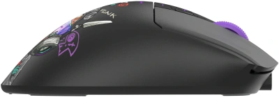 Мышь A4Tech Bloody R73 Pro черный/рисунок оптическая 26000dpi беспров. USB/USB-C 7but (R73 PRO CYPHER GHOST)