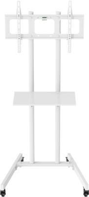 Стойка для телевизора Cactus CS-ST04 белый 37"-70" макс.68кг напольный мобильный