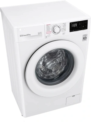 Стиральная машина LG F2V3GS3W класс: A загр.фронтальная макс.:8.5кг белый инвертор