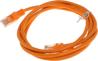 Патч-корд Cablexpert PP12-1.5M/O 1000Гбит/с UTP 4 пары cat.5E CCA molded 1.5м оранжевый RJ-45 (m)-RJ-45 (m)
