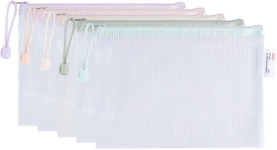 Папка на молнии Deli Colorful EF281 A5 ПВХ 0.23мм ассорти цвет молнии ассорти