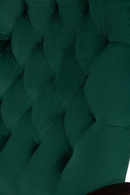 Кресло руководителя Бюрократ T-9928WALNUT Fabric зеленый Italia Green крестов. металл/дерево