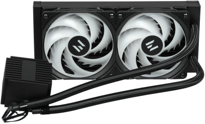 Система водяного охлаждения Zalman Alpha2 A24 ARGB Soc-AM5/AM4/1200/1700/1851 черный 4-pin 29.7dB Al LCD 320W 2000gr Ret (ALPHA2 A24 BLACK)
