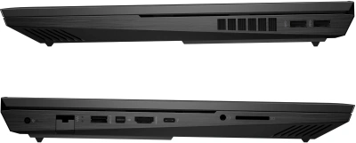 Ноутбук HP Omen 17-cm2006ci Core i7 13700HX 16Gb SSD1Tb NVIDIA GeForce RTX4070 8Gb 17.3" IPS QHD (2560x1440) FreeDOS black WiFi BT Cam (A1AB9EA)