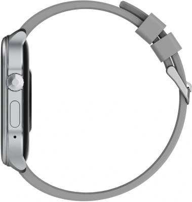 Смарт-часы Tecno Watch 3 Active 2.04" LCD корп.серебристый рем.серебристый (W03A)