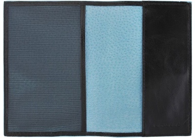 Обложка для паспорта Piquadro Blue Square PP5255B2/N черный натур.кожа