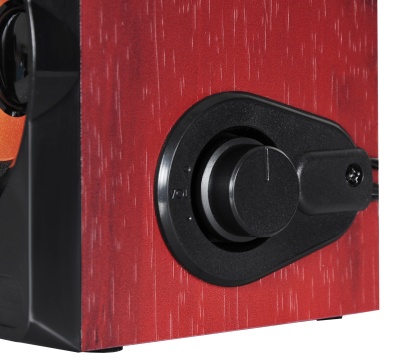 Колонки Оклик OK-161 2.0 черный/вишня 6Вт